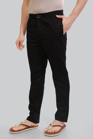 Zephyr Cotton Pyjama- SOLID BLACK
