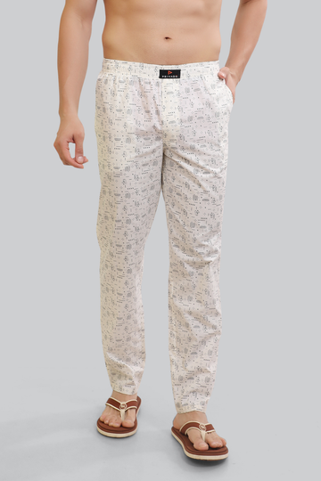 Zephyr Cotton Pyjama- WHITE BREEZE